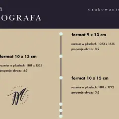 Ściąga fotografa: rozmiary zdjęć w cm, pikselach i proporcjach. Drukuj mądrze!